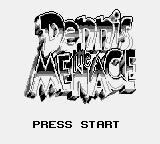 Dennis the Menace Title Screen